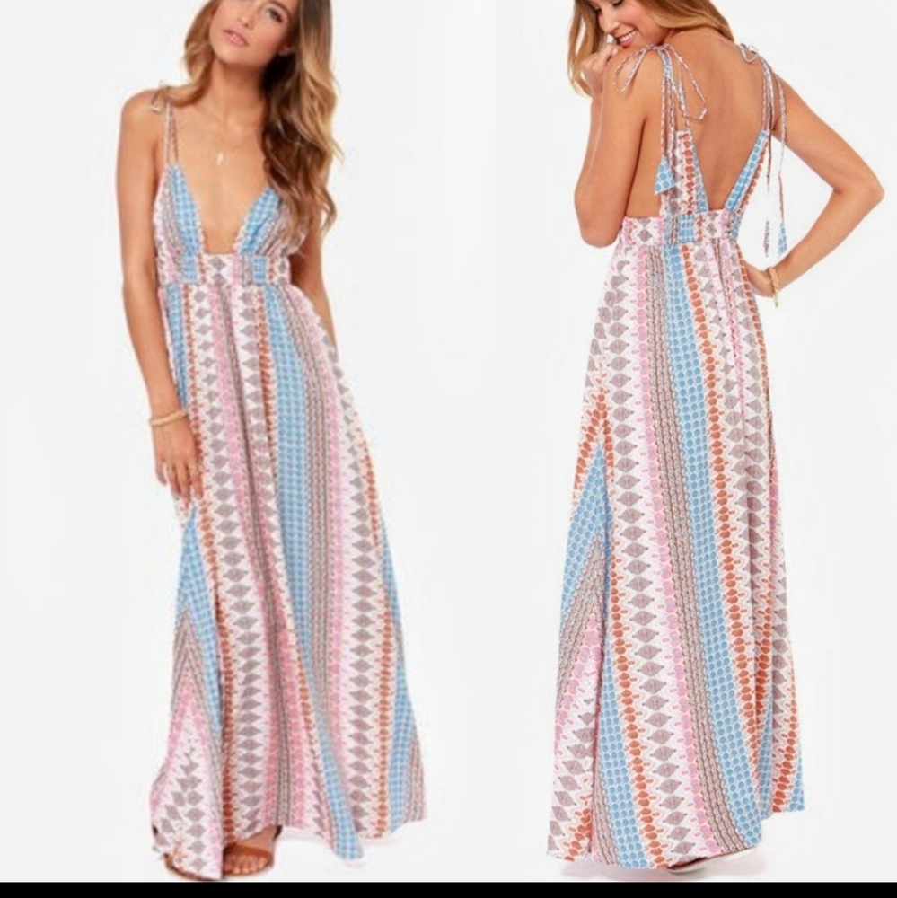 SOLD Lulu's Maxine Relaxin Maxi Dress - Picture 1 of 12